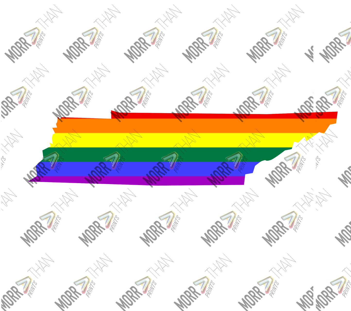 Tennessee Pride State Outline