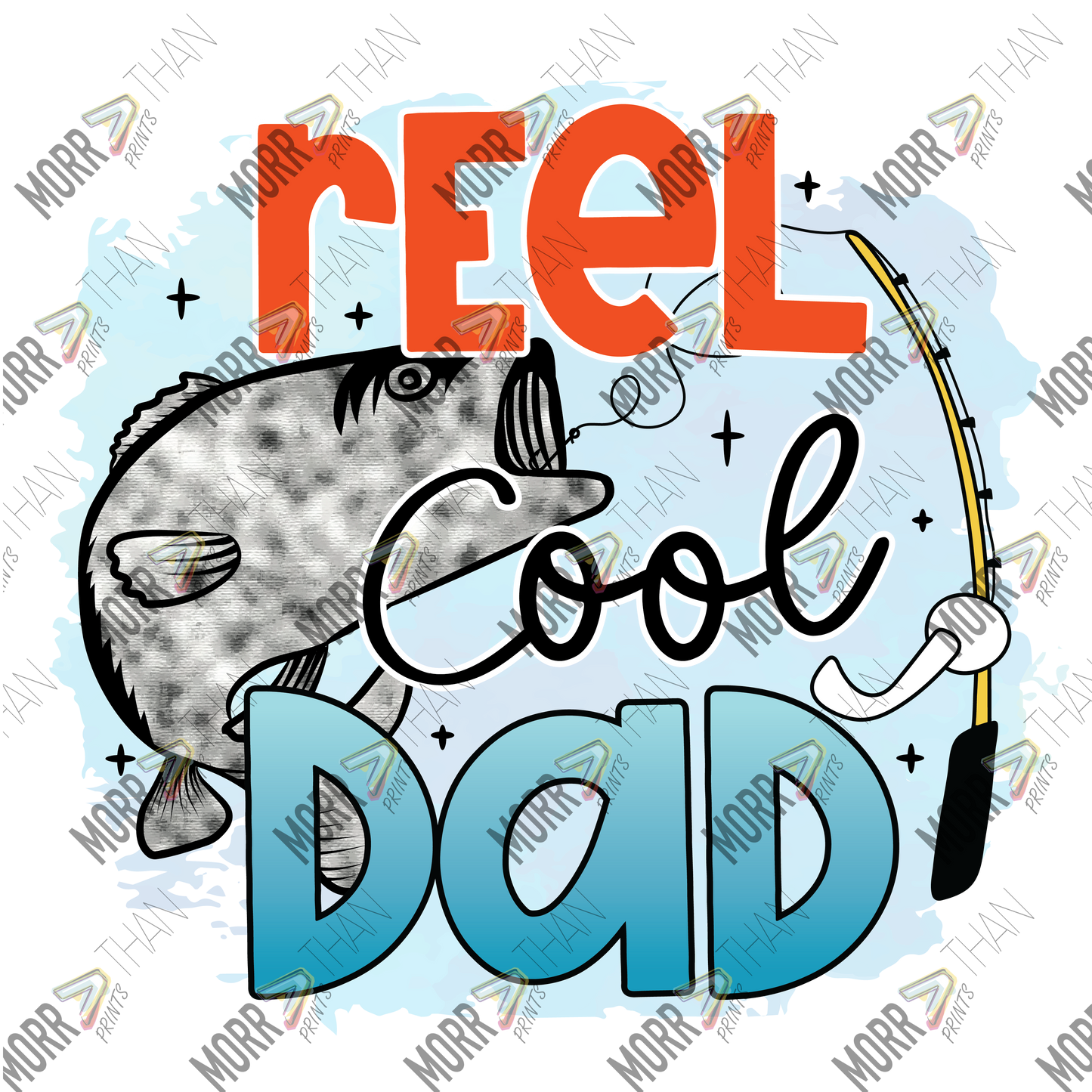 Reel Cool Dad Fish and Rod