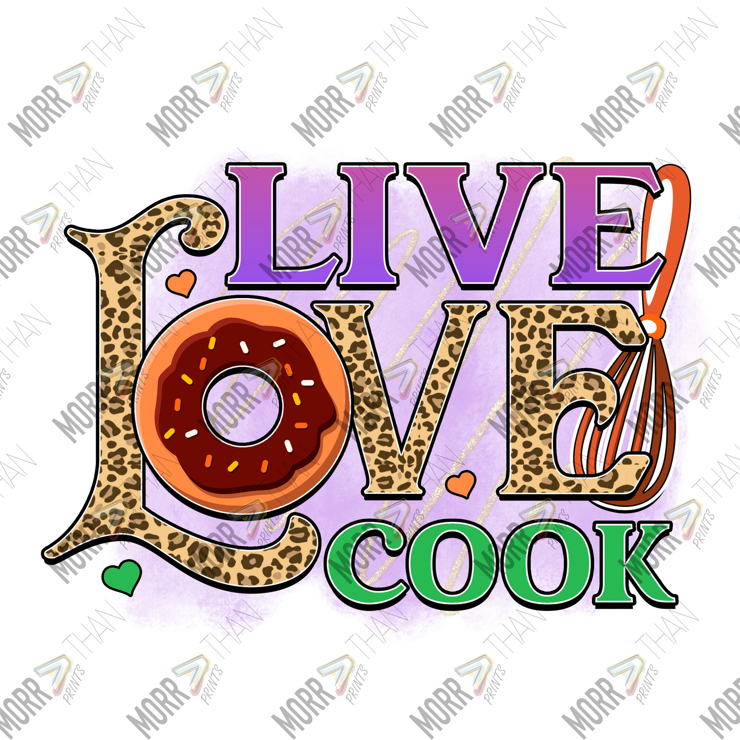 Live Love Cook Donut