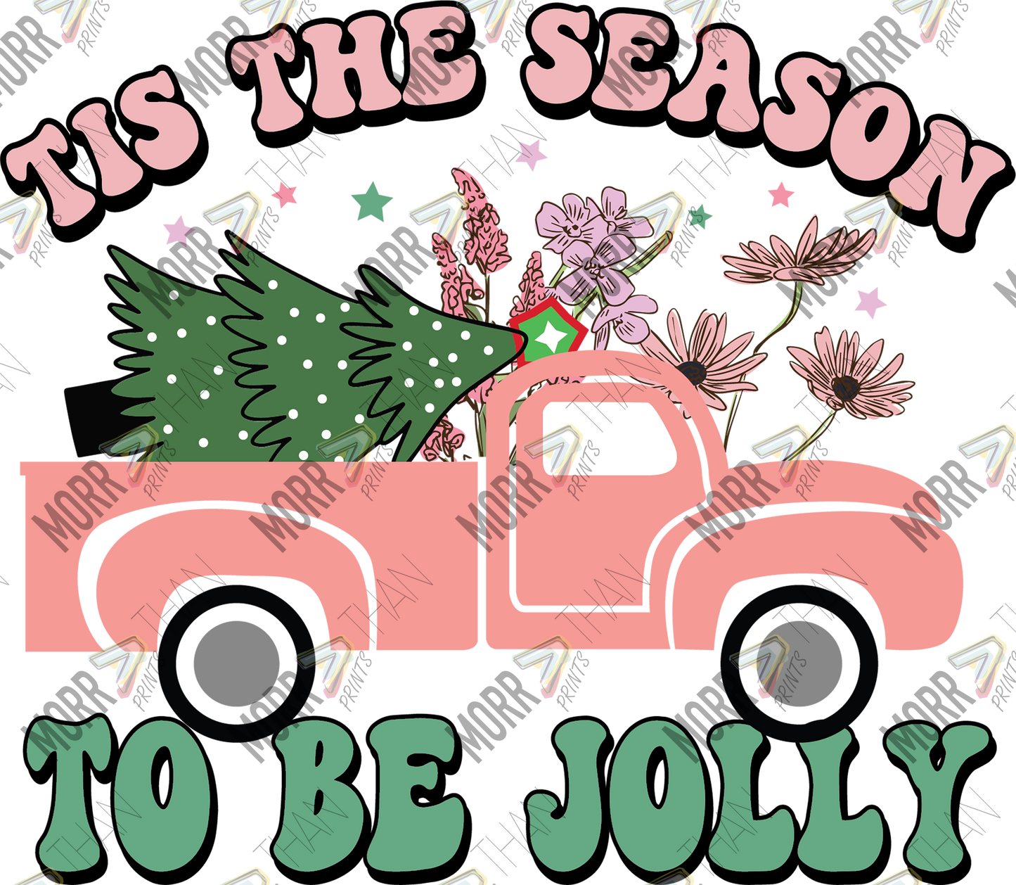 Tis the Season Pink Truck