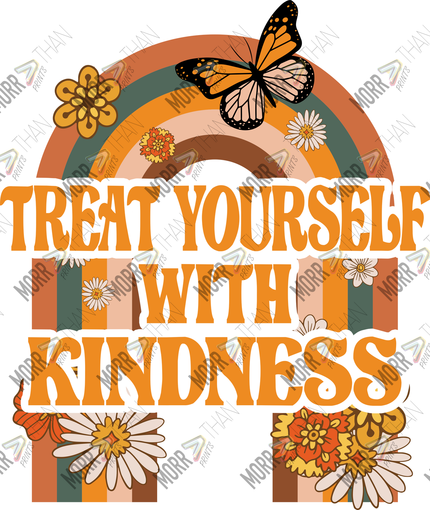 Treat Yourself With Kindness Arch DTF Print