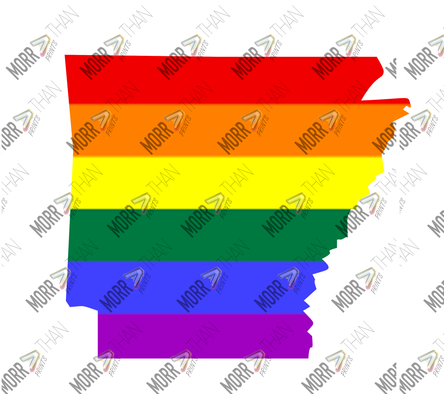 Arkansas Pride State Outline
