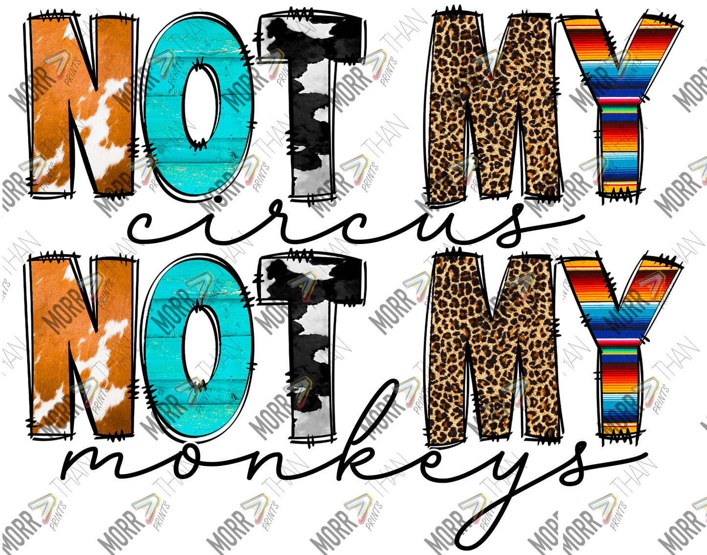 Not My Circus Not My Monkeys Farm Theme