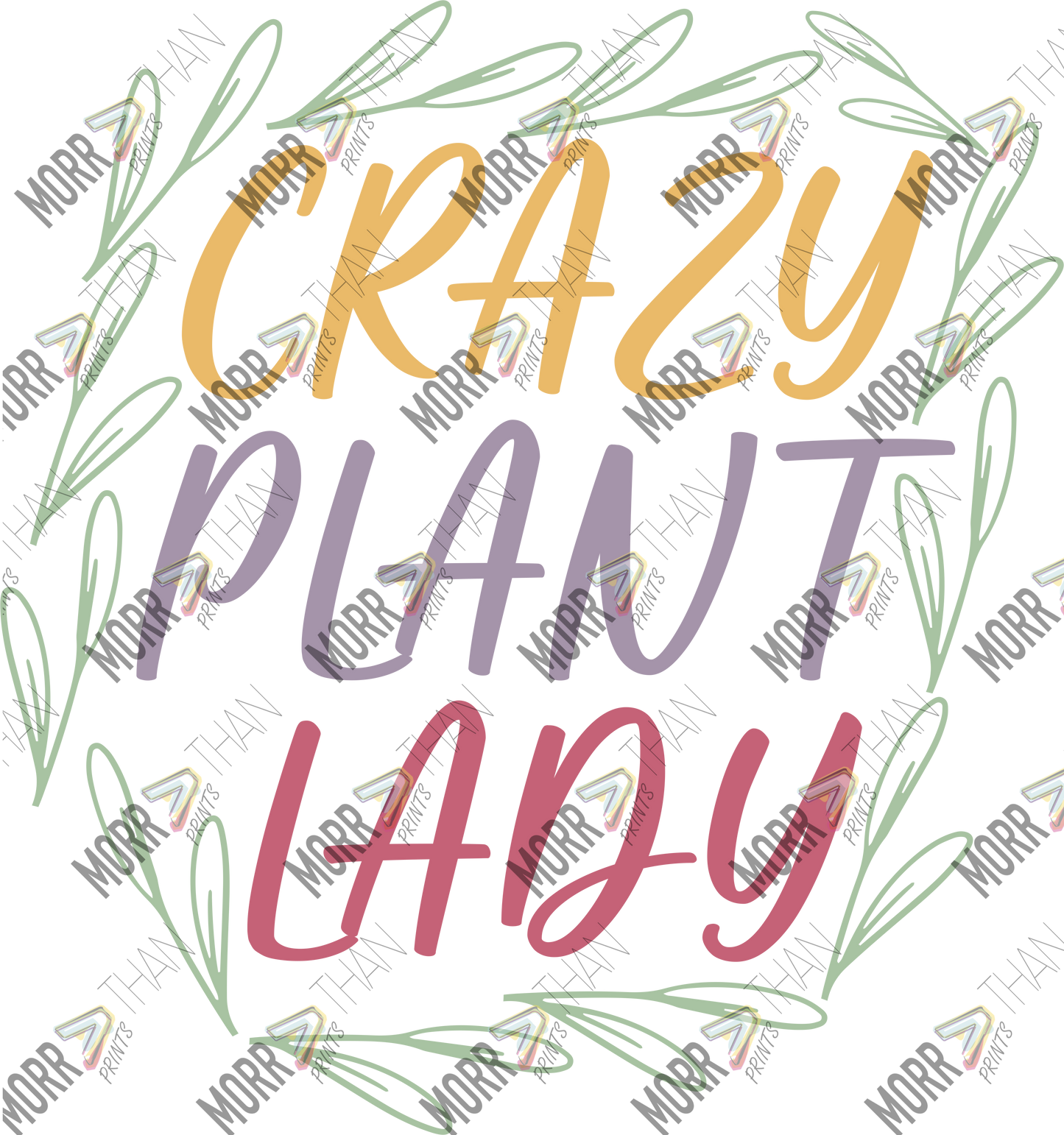 Crazy Plant Lady Leaf Frame