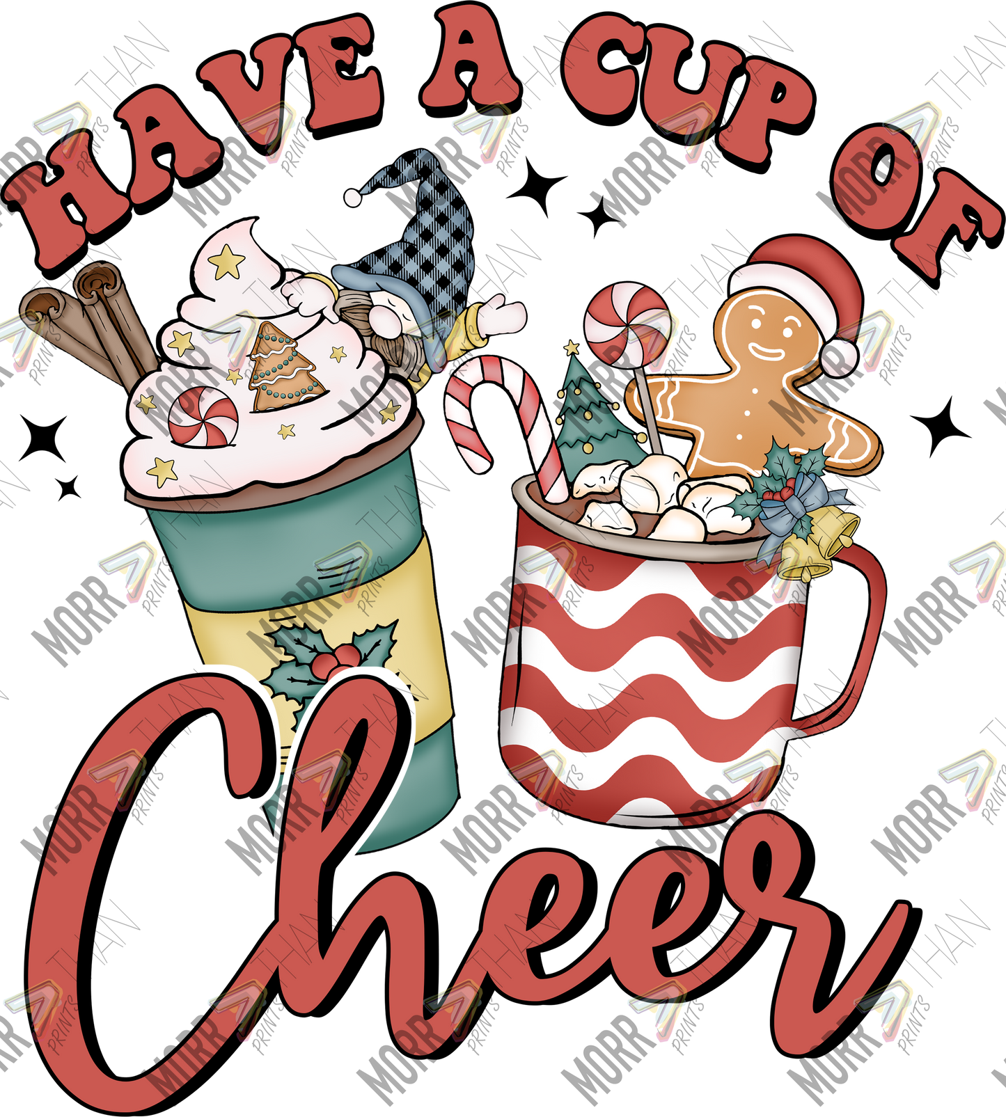 Have a Cup of Cheer Striped