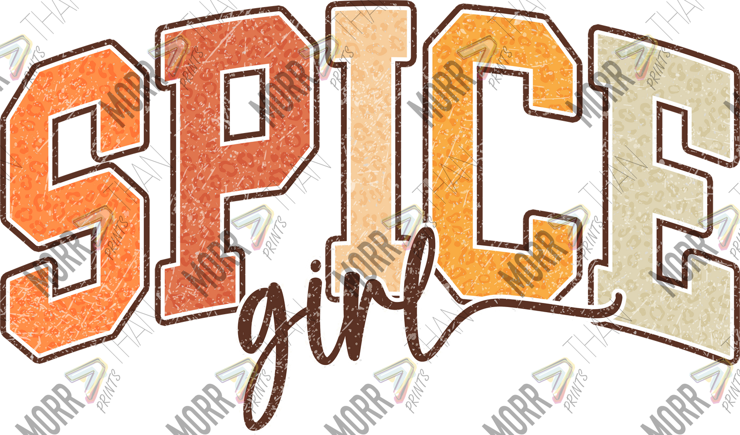 Spice Girl Collegiate DTF Print