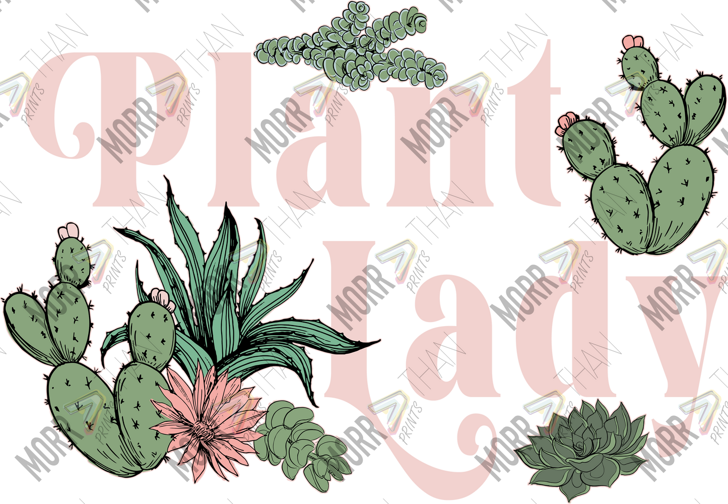 Plant Lady DTF Print