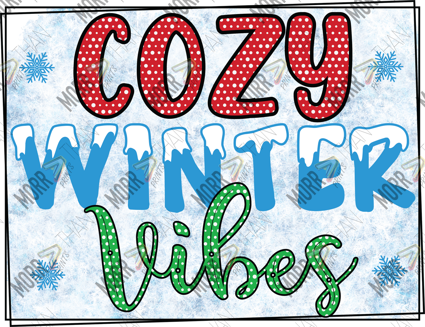 Cozy Winter Vibes Frost Sign