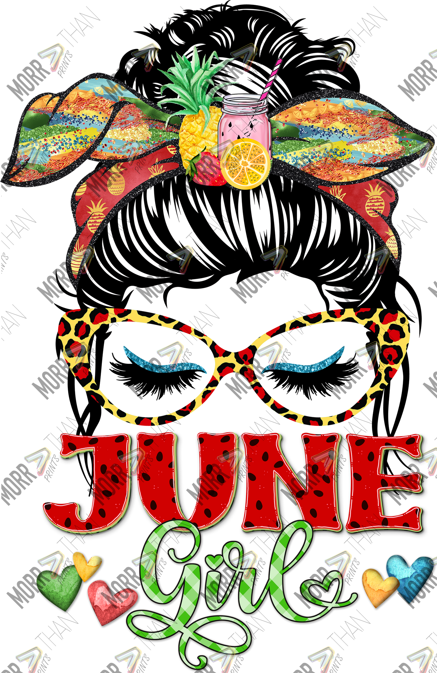 June Girl Messy Bun
