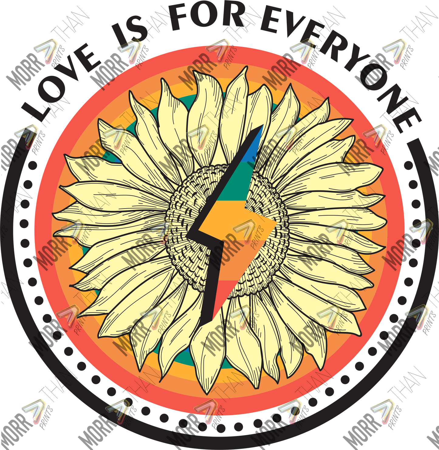 Love Is For Everyone Bolt Sunflower