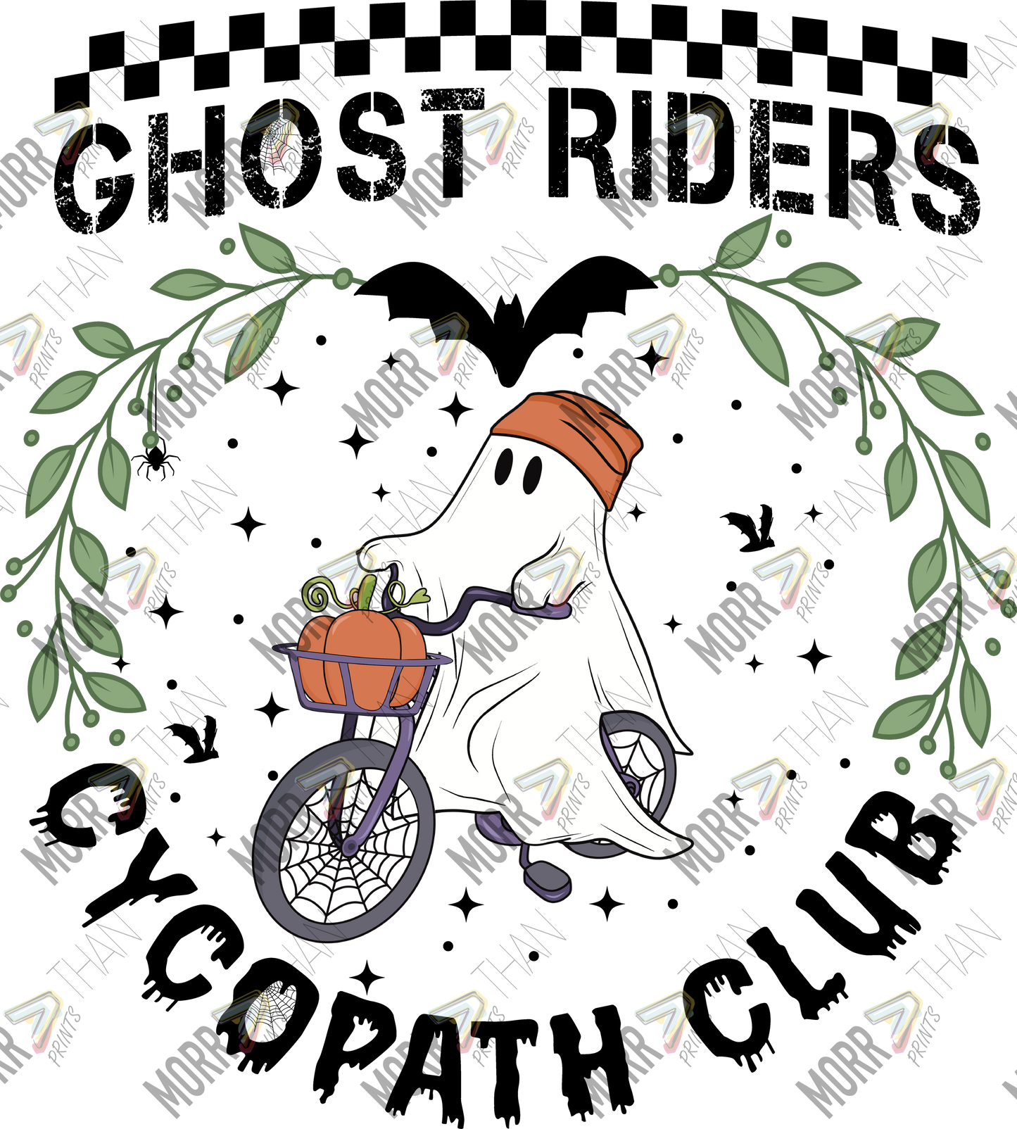Ghost Riders Cycopath Club DTF Print