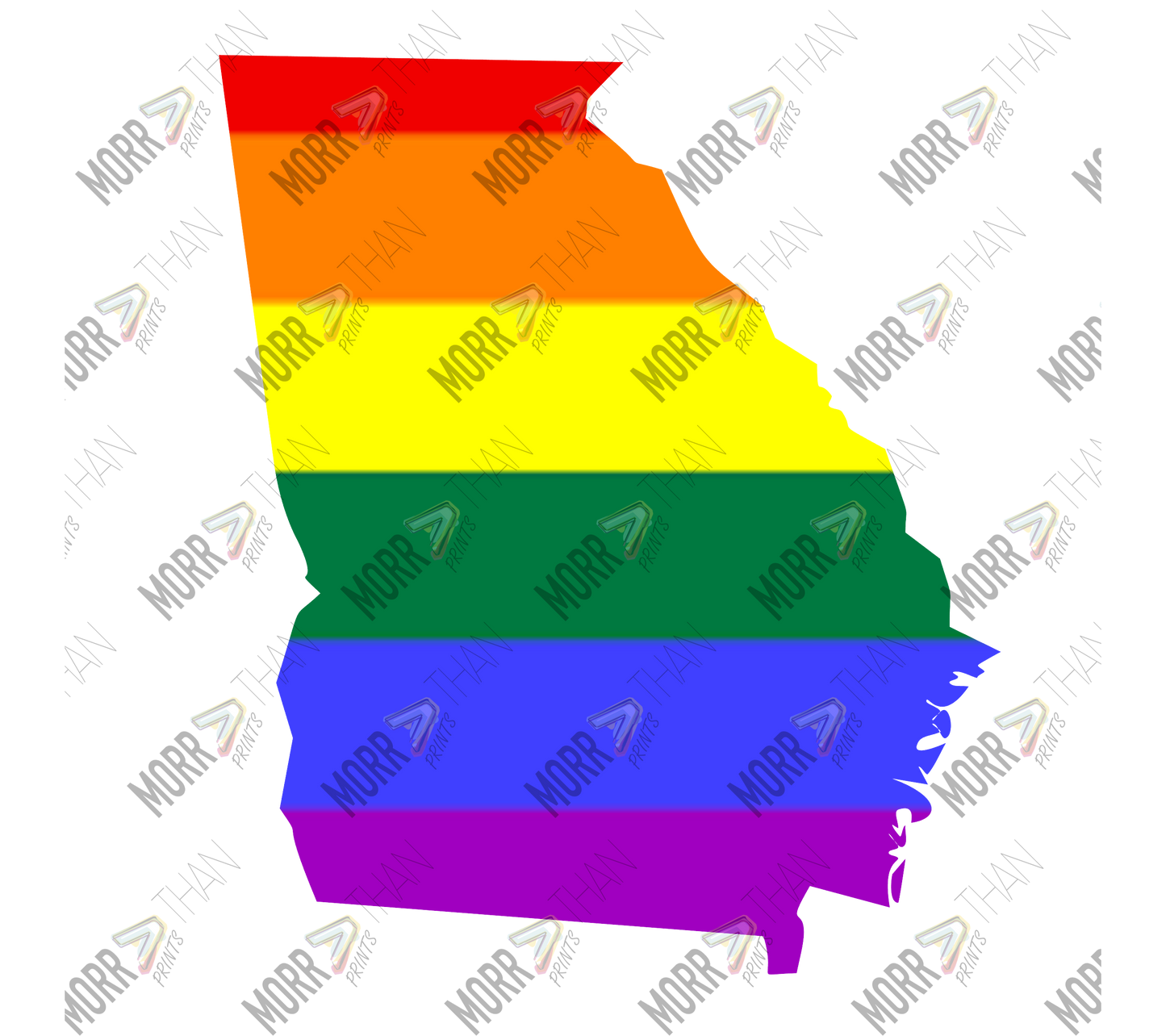 Georgia Pride State Outline