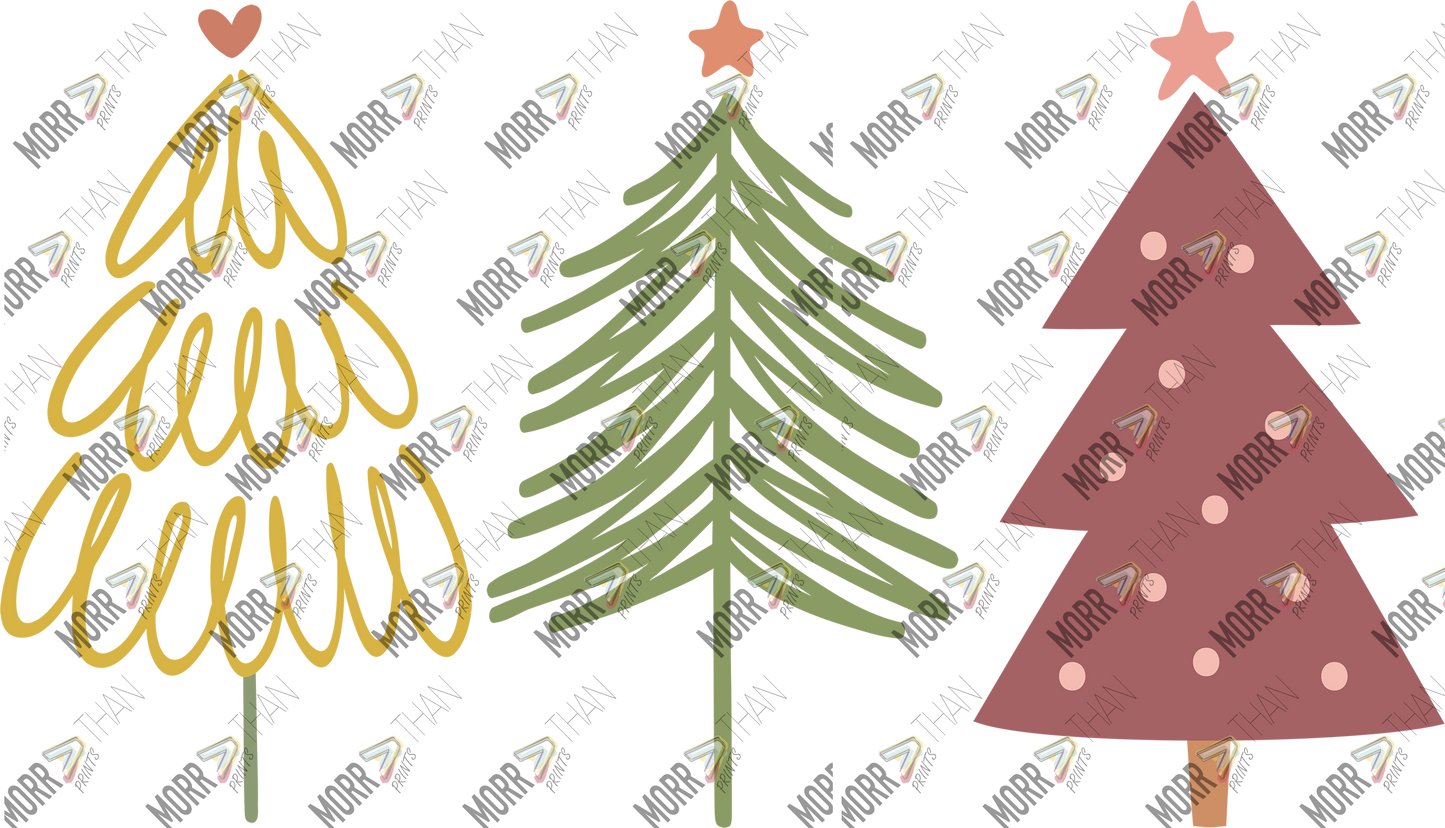 Artsy Christmas Trees