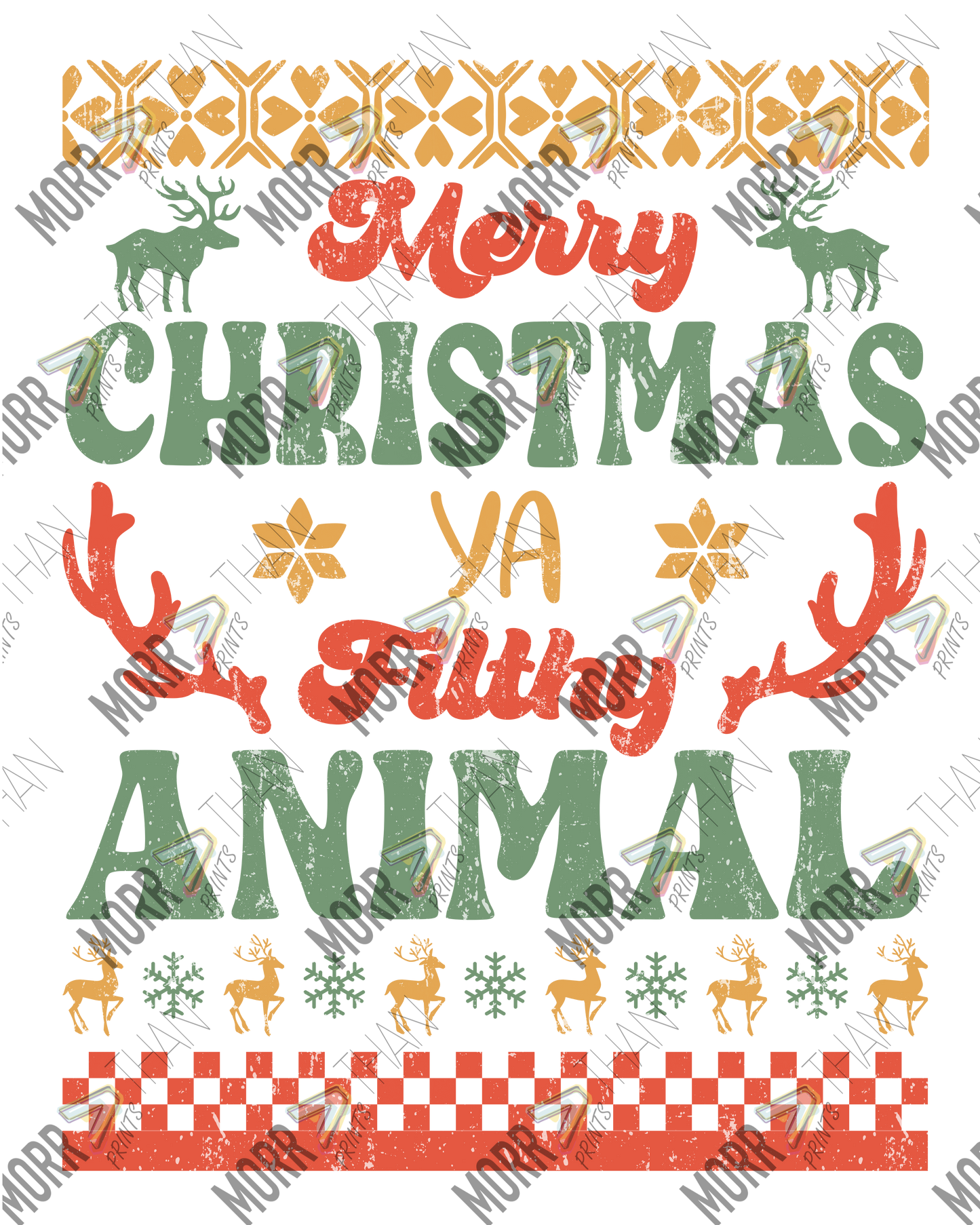 Merry Christmas Ya Filthy Animal
