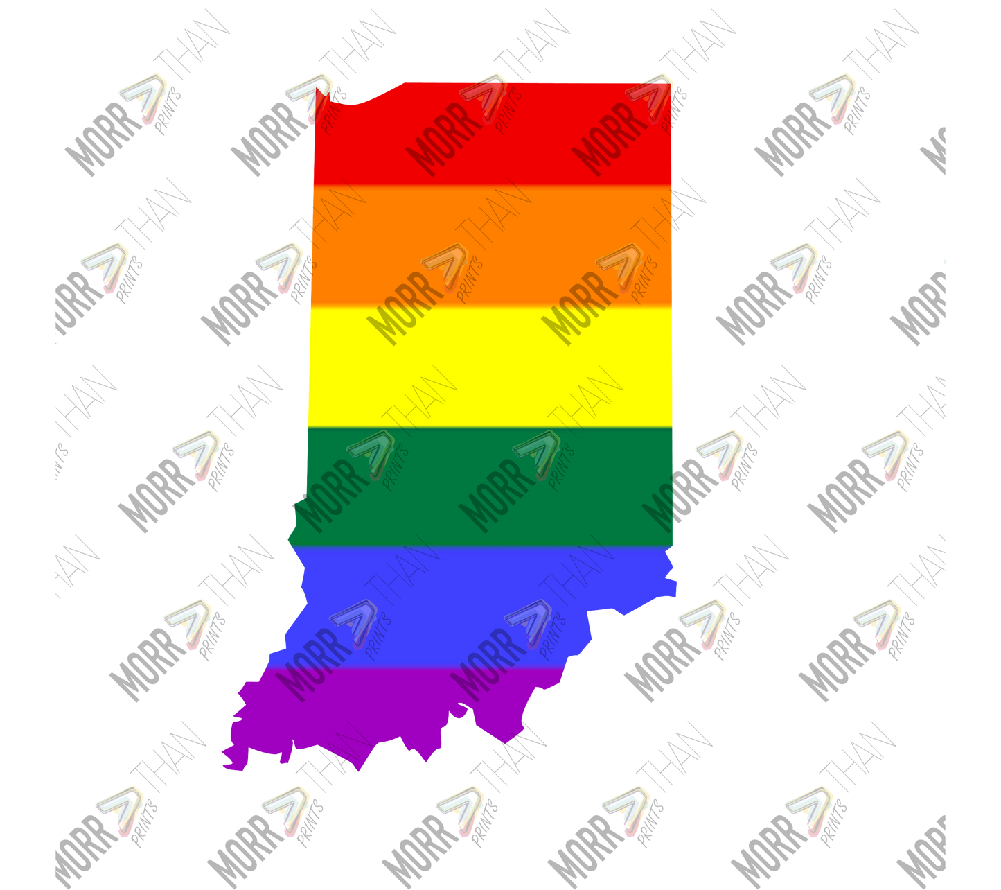 Indiana Pride State Outline