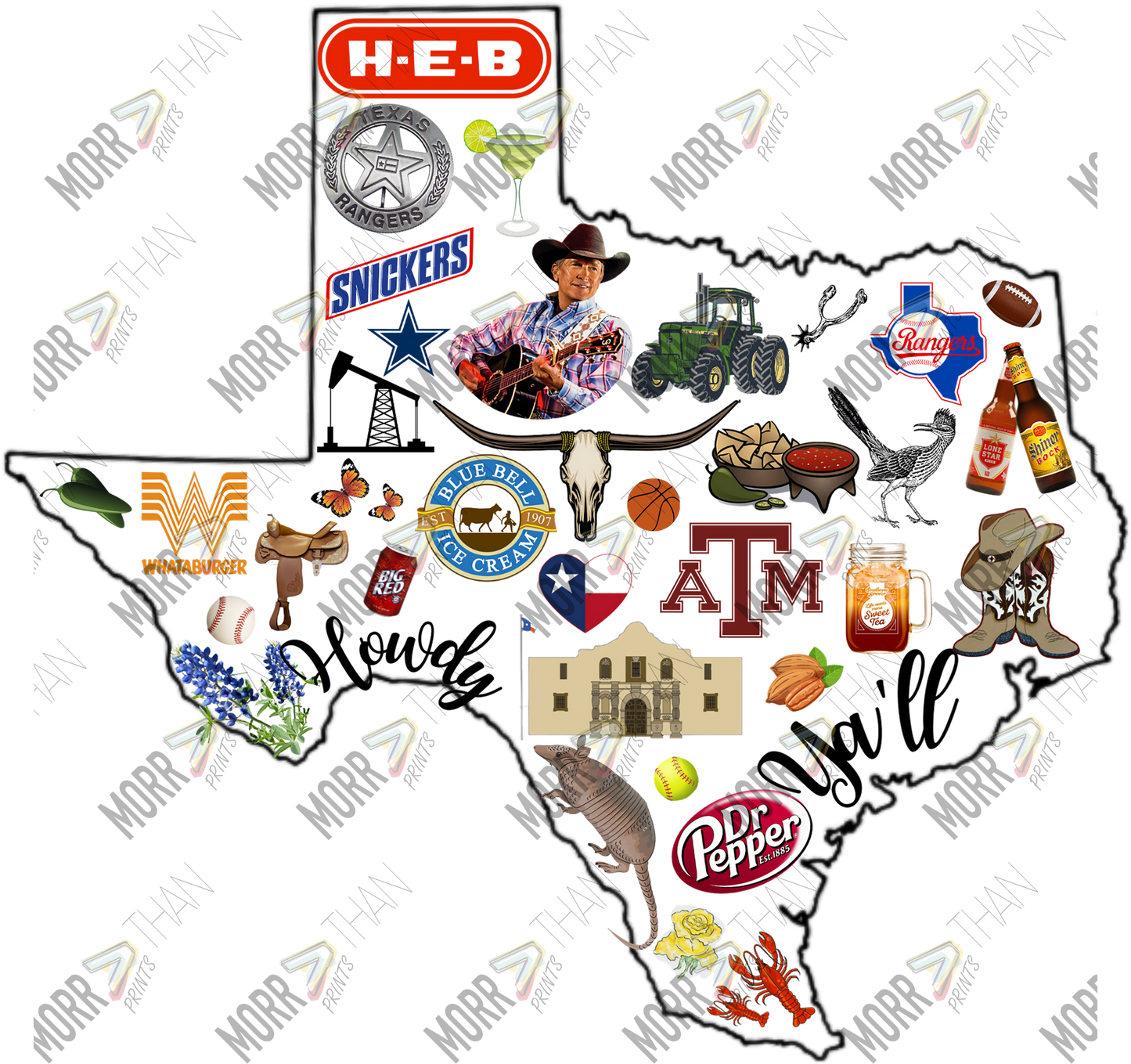 Texas Made Collage