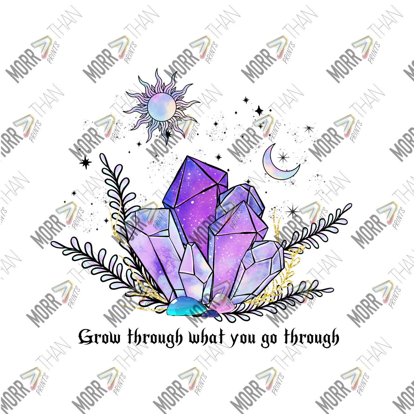Grow Through What You Go Through Crystals