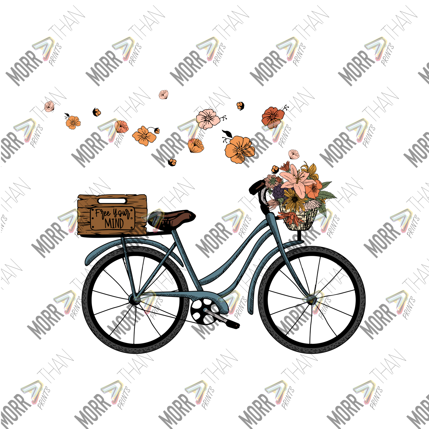 Bike With Flower Basket