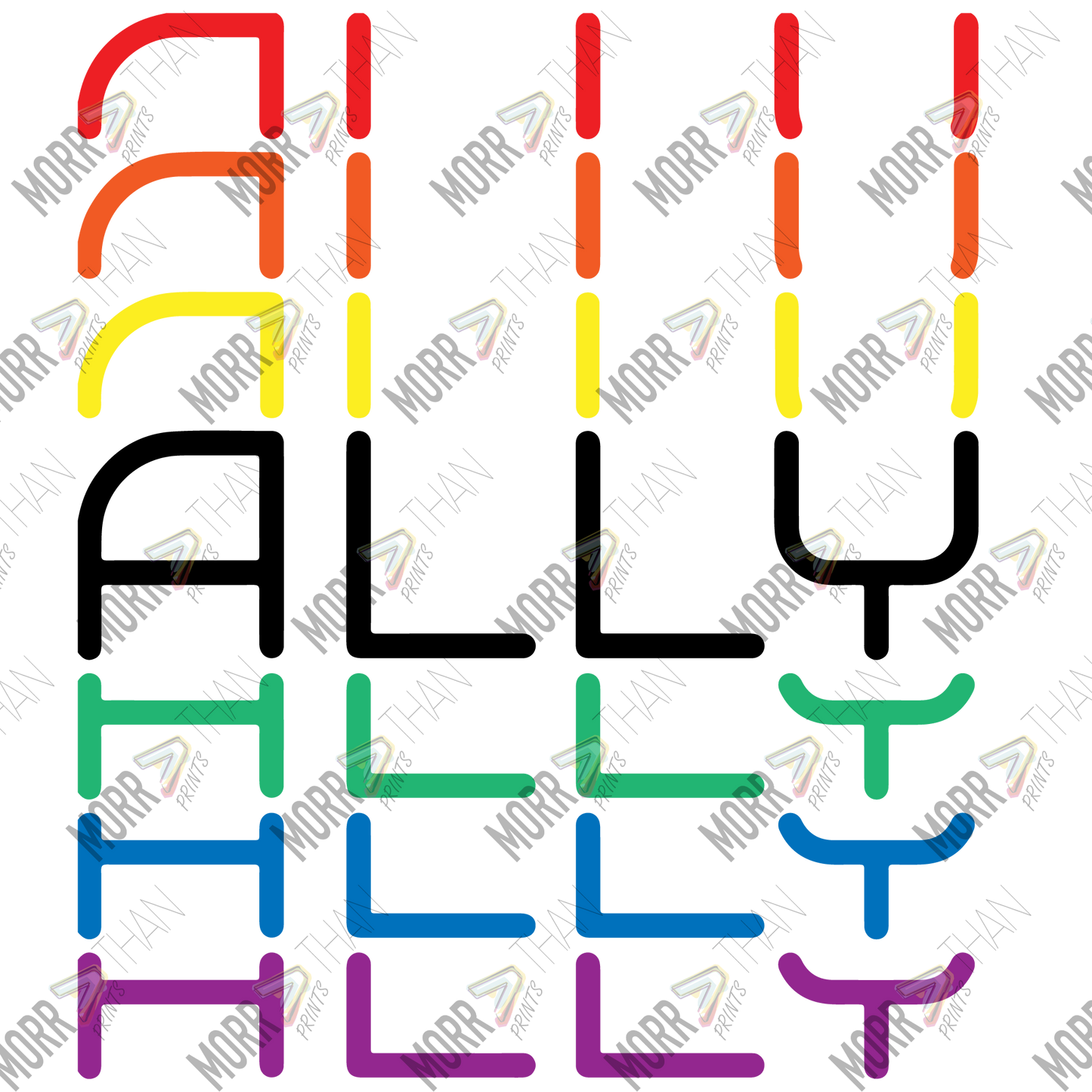Ally Rainbow Repeat