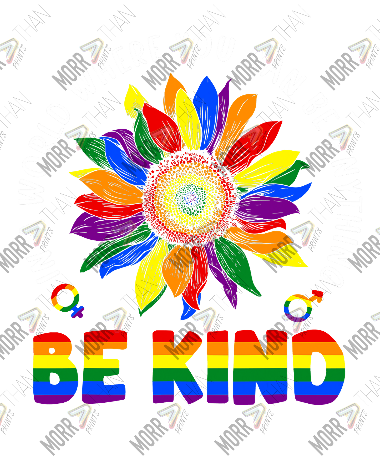 Be Kind Pride Flower