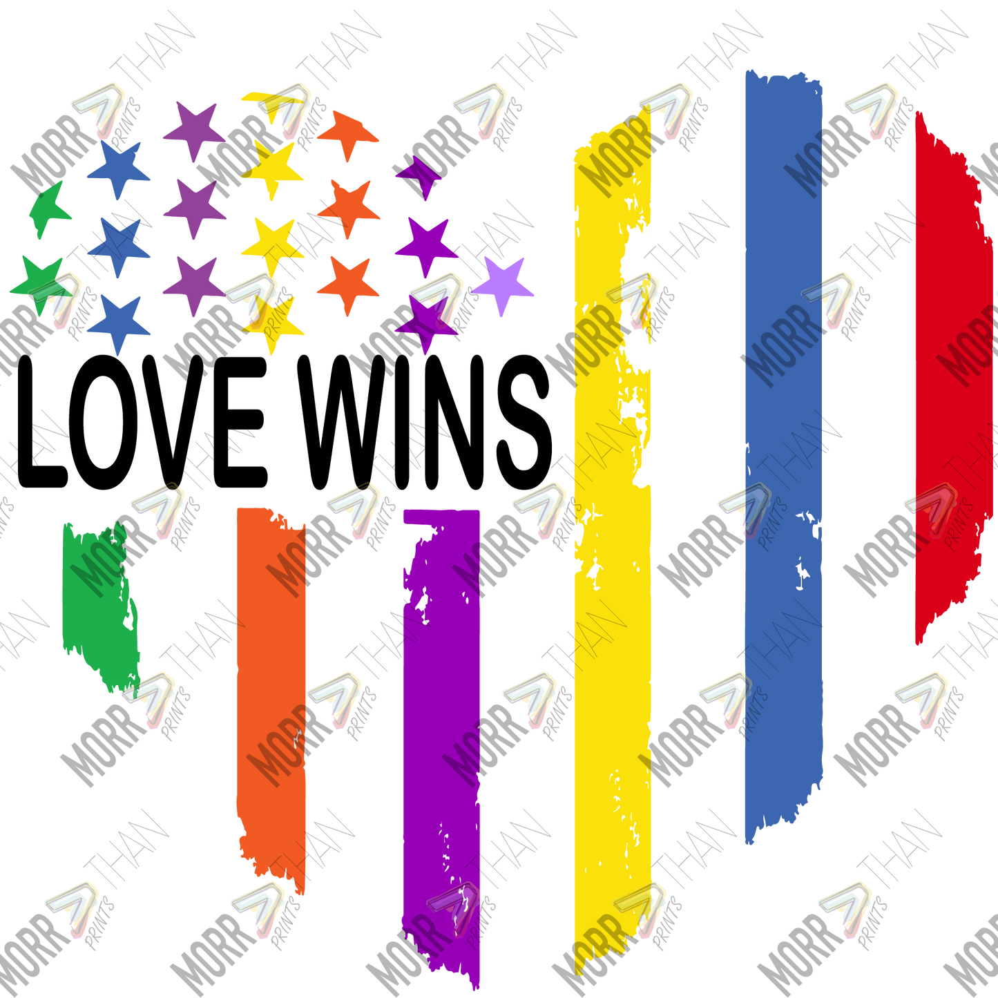 Love Wins Flag Heart