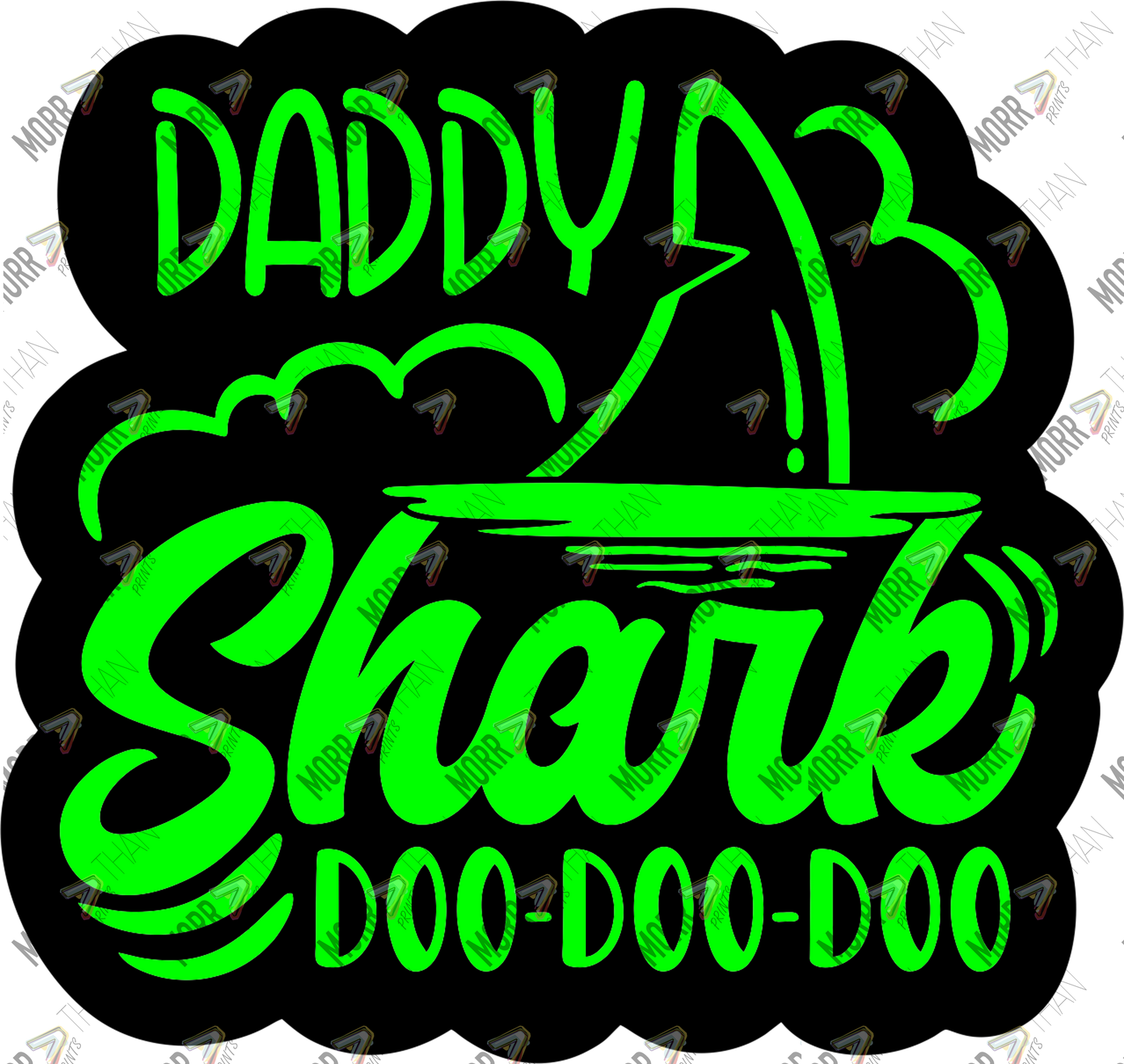 Dad Shark Doo-Doo-Doo Green