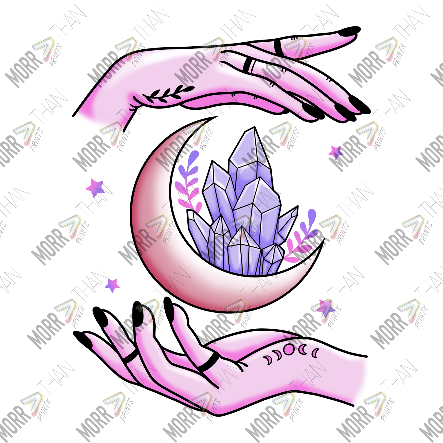 Fortune Hands with Crystals