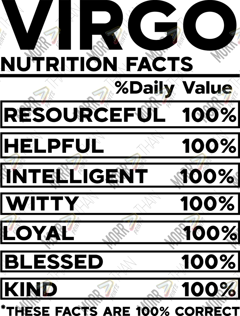 Virgo Label Facts