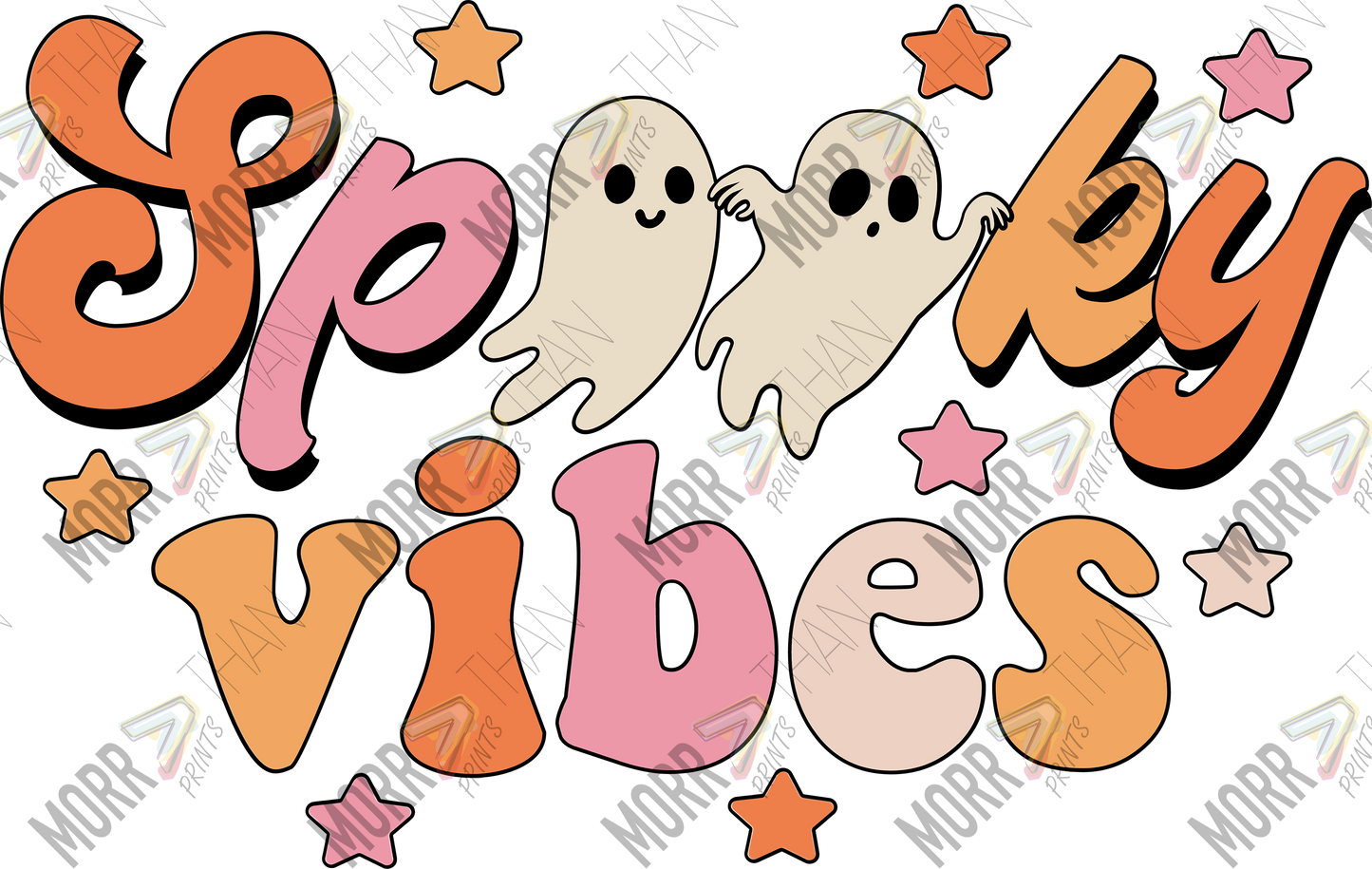 Spooky Vibes DTF Print