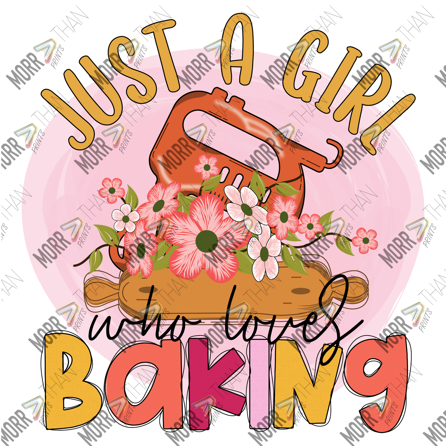 Girl Who Loves Baking Mixer