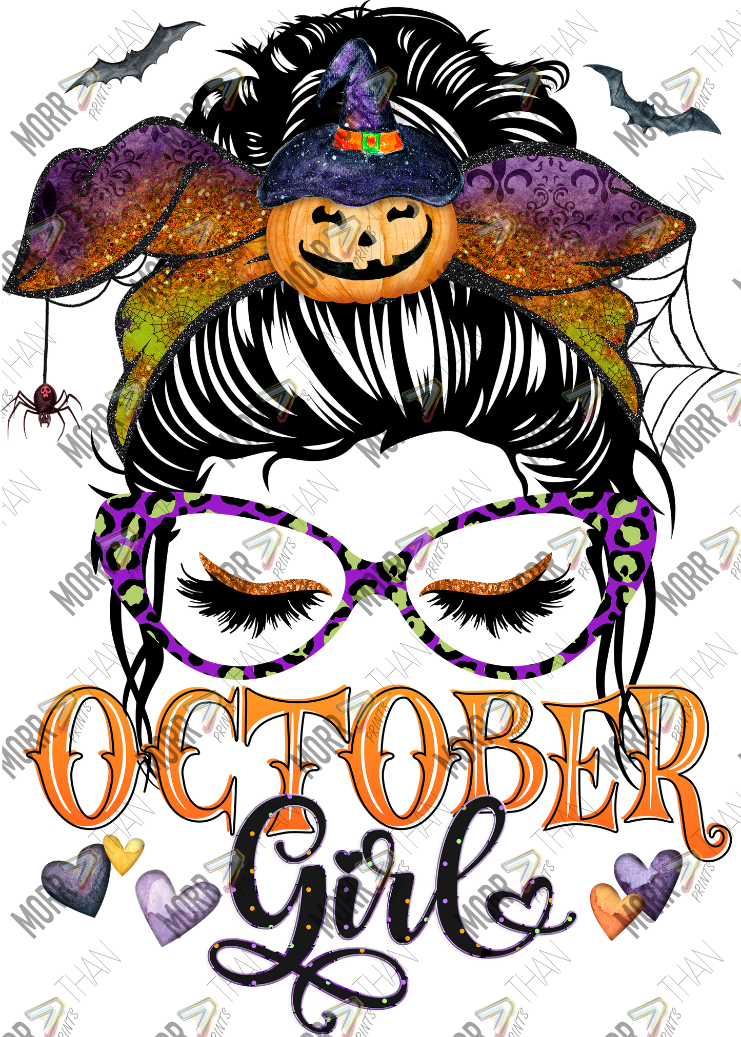 October Girl Messy Bun