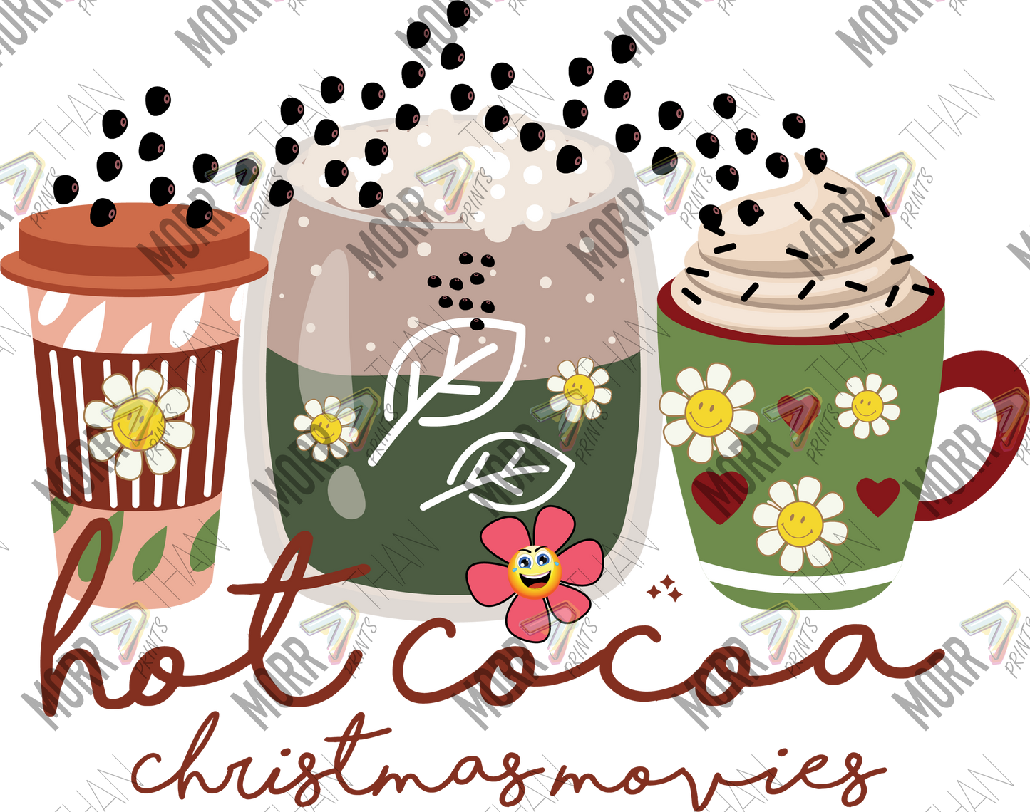 Hot Cocoa Christmas Movies Cups