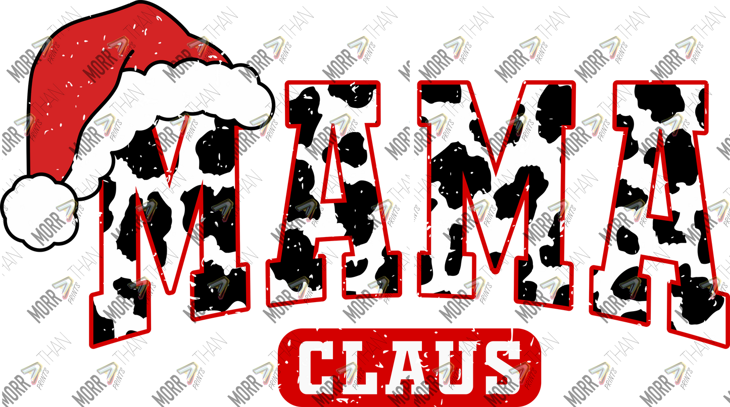 Mama Claus Cow Print