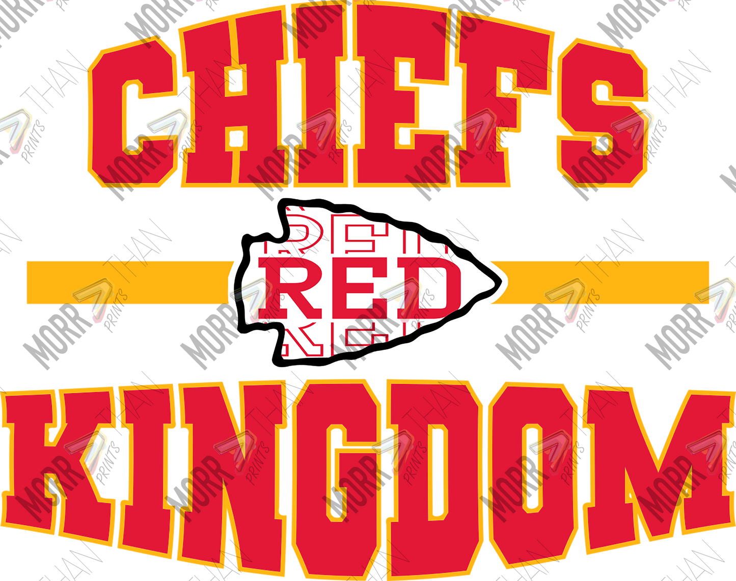 Chiefs Kingdom DTF Print