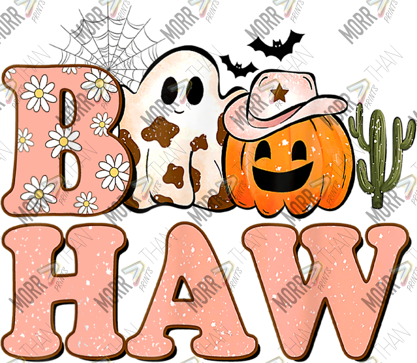 Boo Haw Ghost and Pumpkin