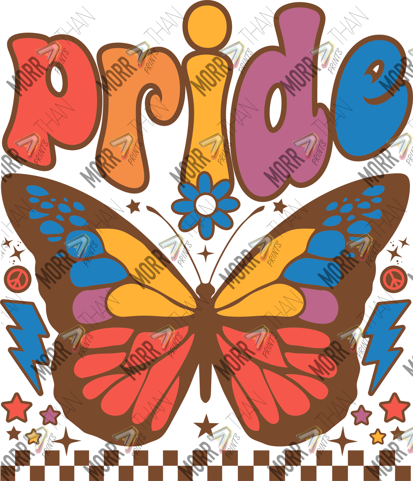 Pride Rainbow Butterfly