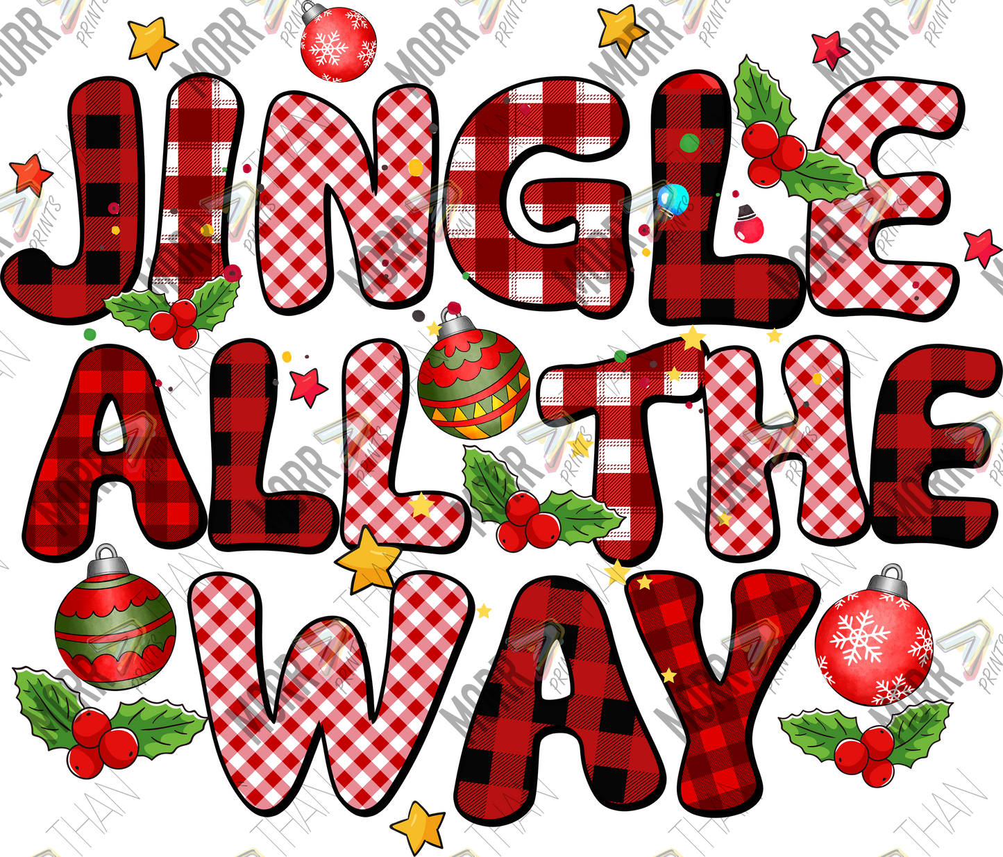 Jingle All the Way Ornaments