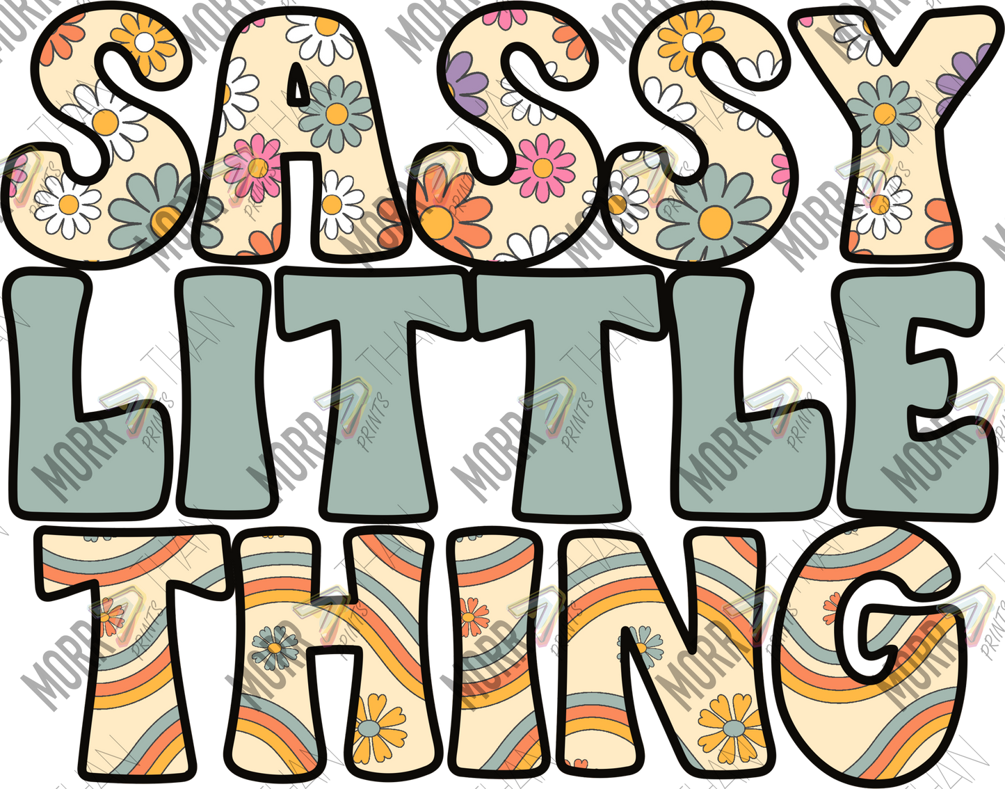 Sassy Little Thing DTF Print