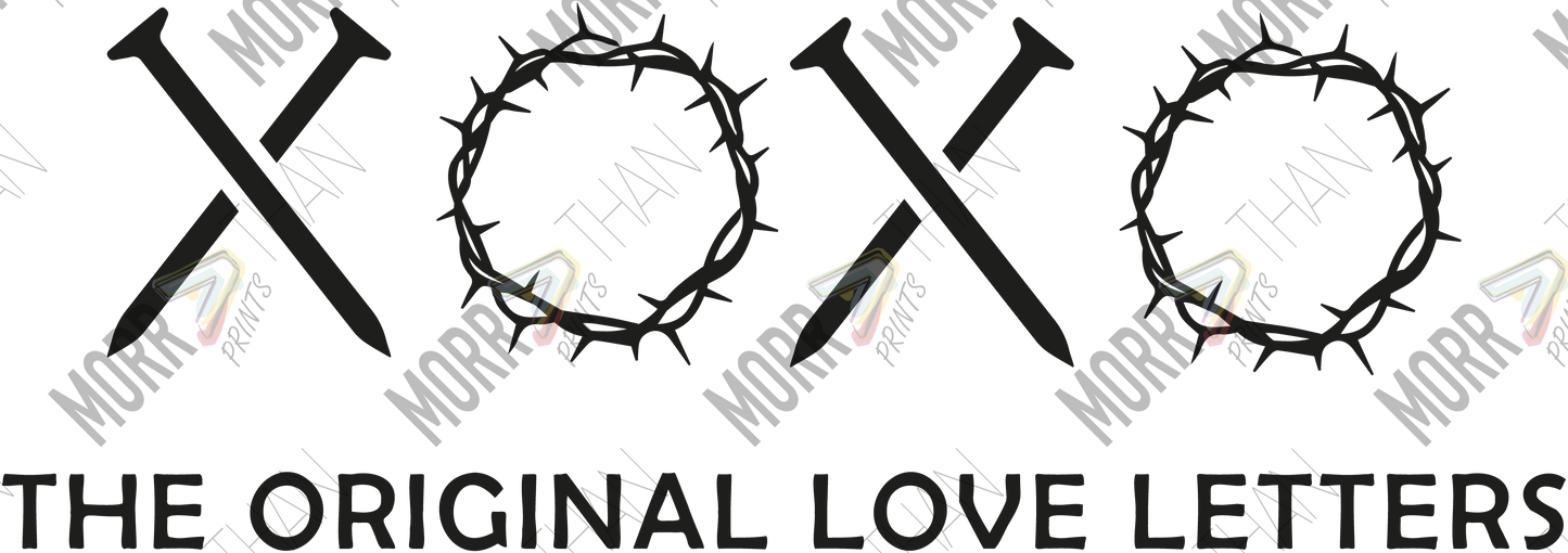 XOXO Love Letters DTF Print