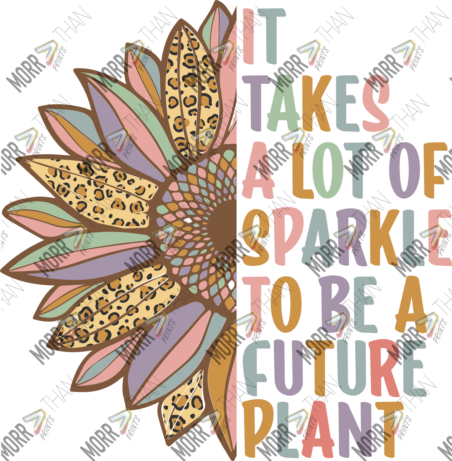Takes A Lot Of Sparkle To Be A Future Plant Colorful Split Flower