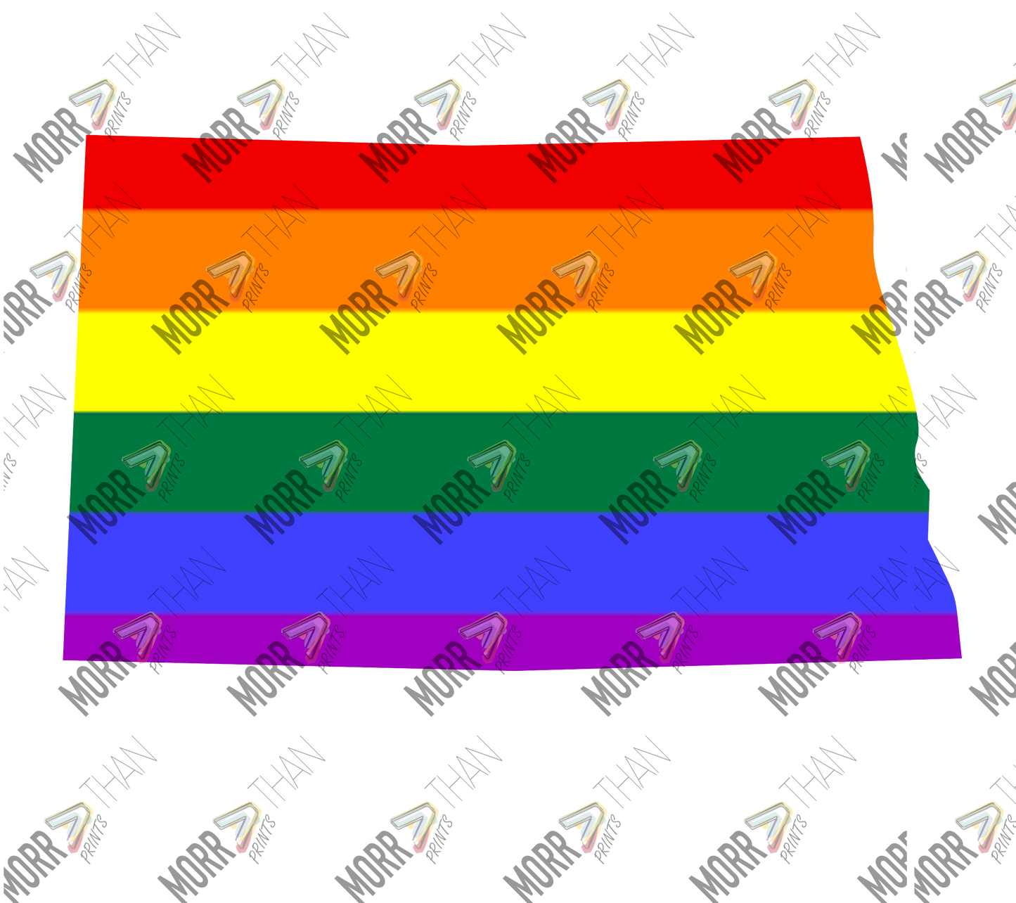 North Dakota Pride State Outline