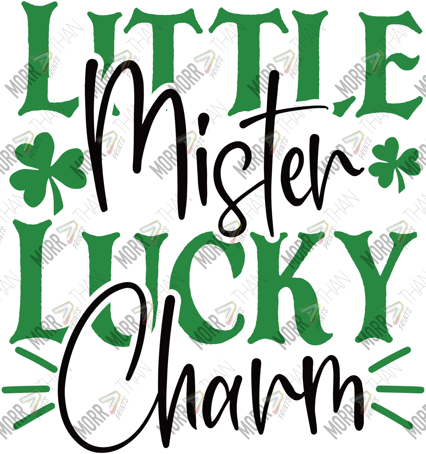 Mister Lucky Charm DTF Print