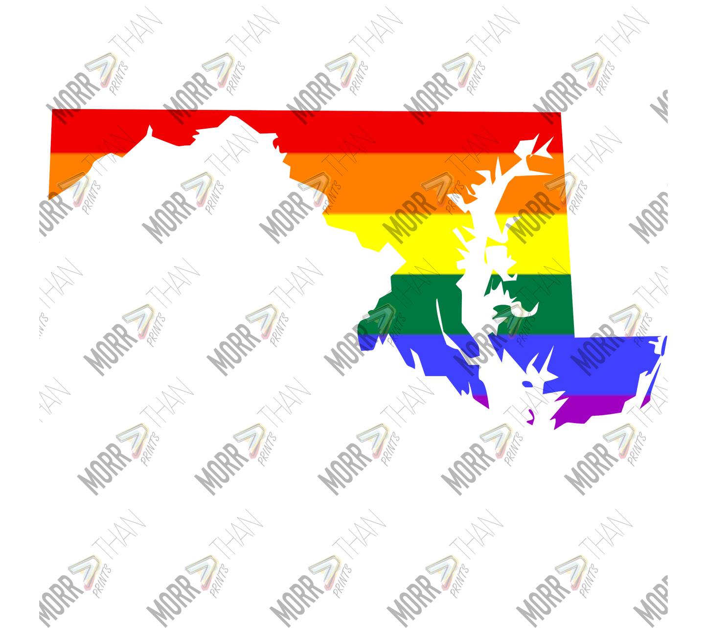 Maryland Pride State Outline