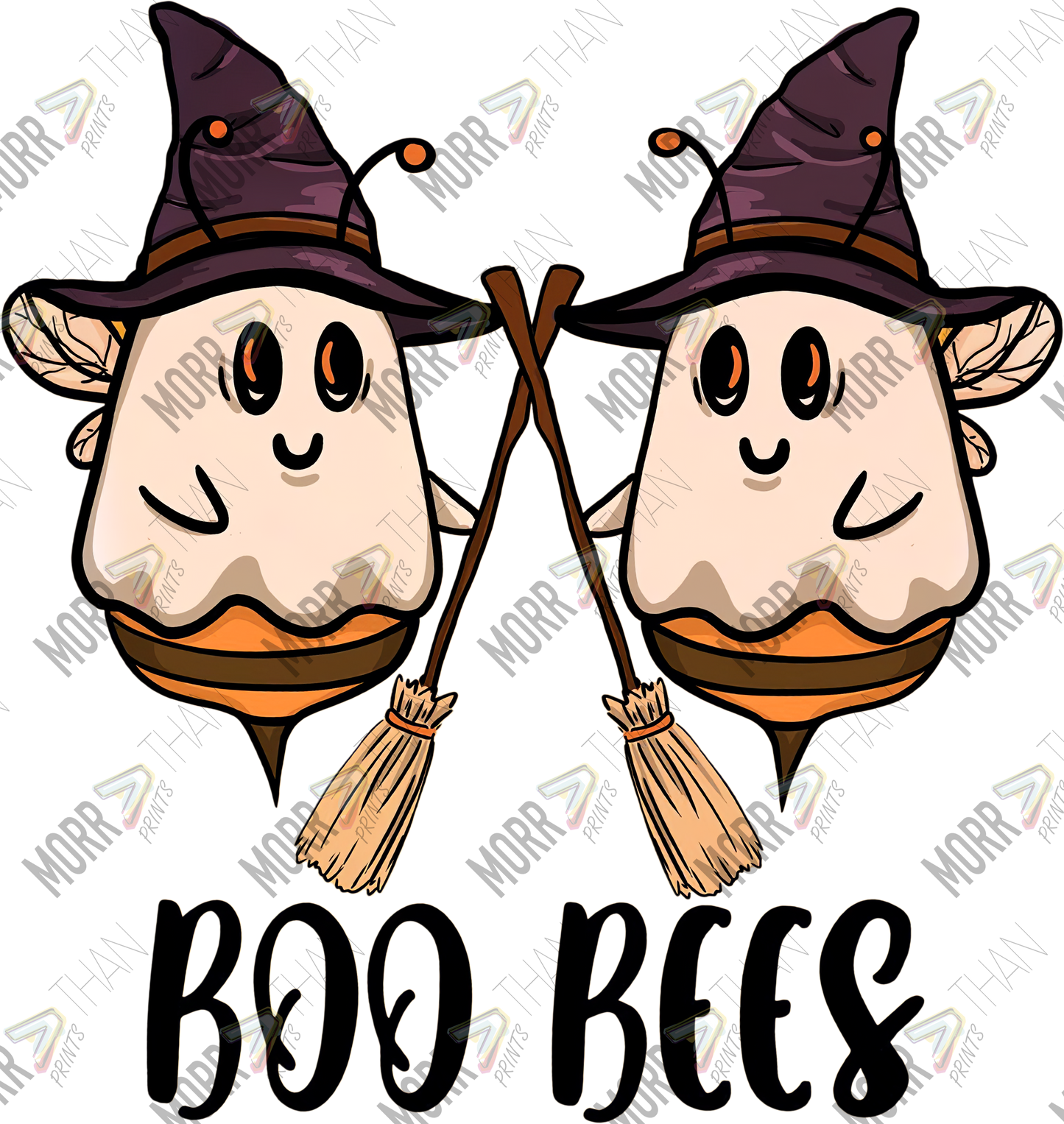 Boo Bees Ghosts Halloween DTF Print