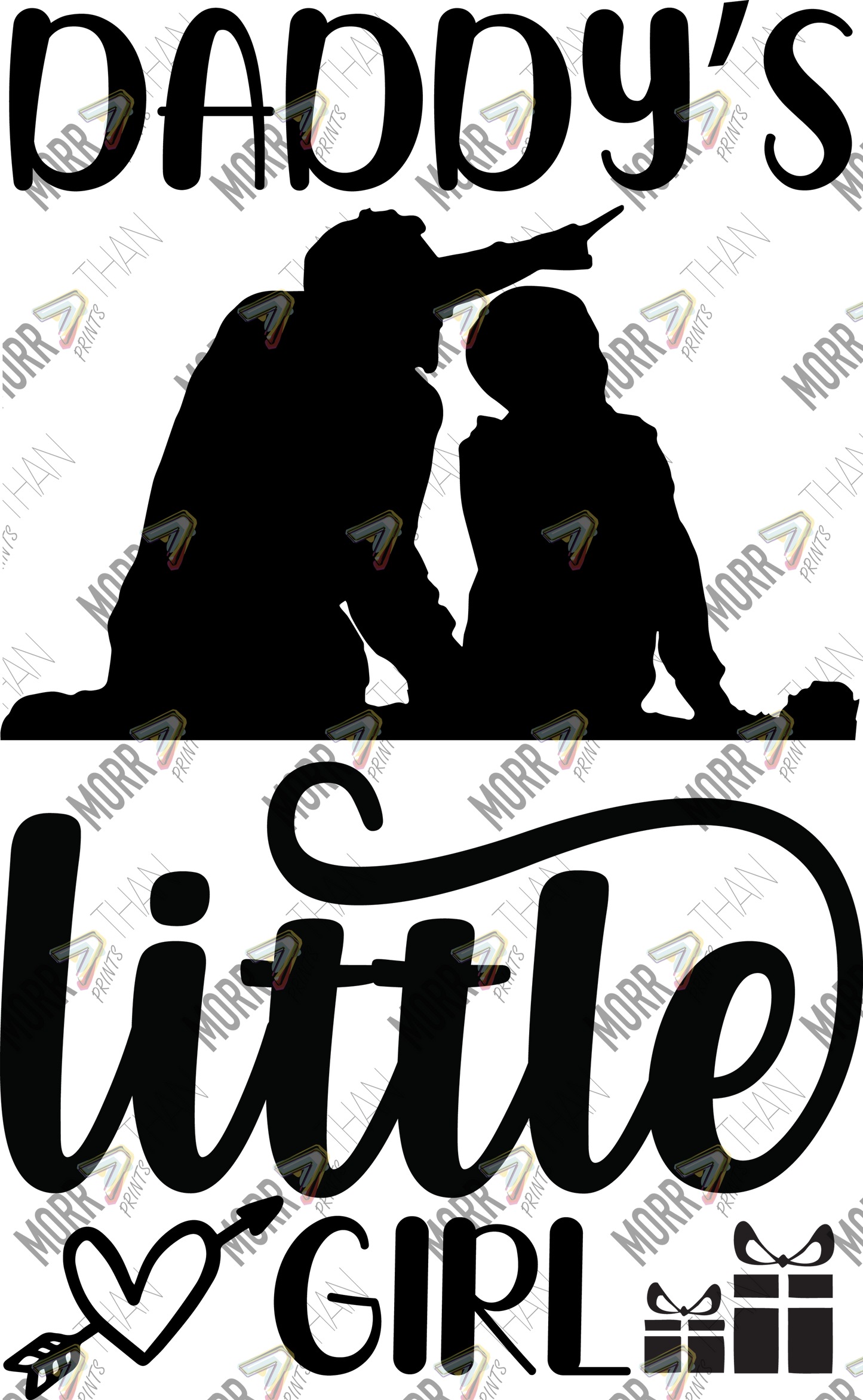 Daddys Little Girl Silhouette