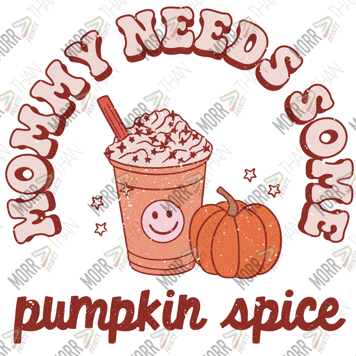 Pumpkin Spice Mom DTF Print