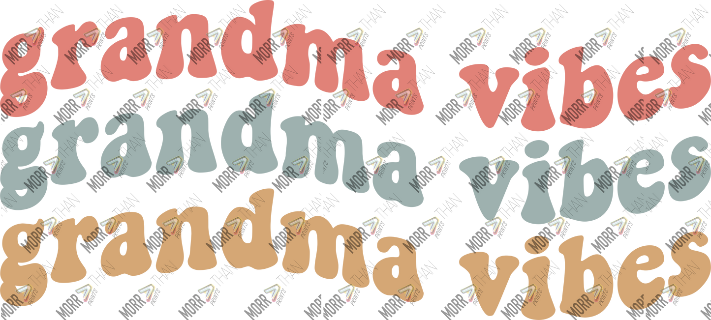 Grandma Vibes Colorful Repeat
