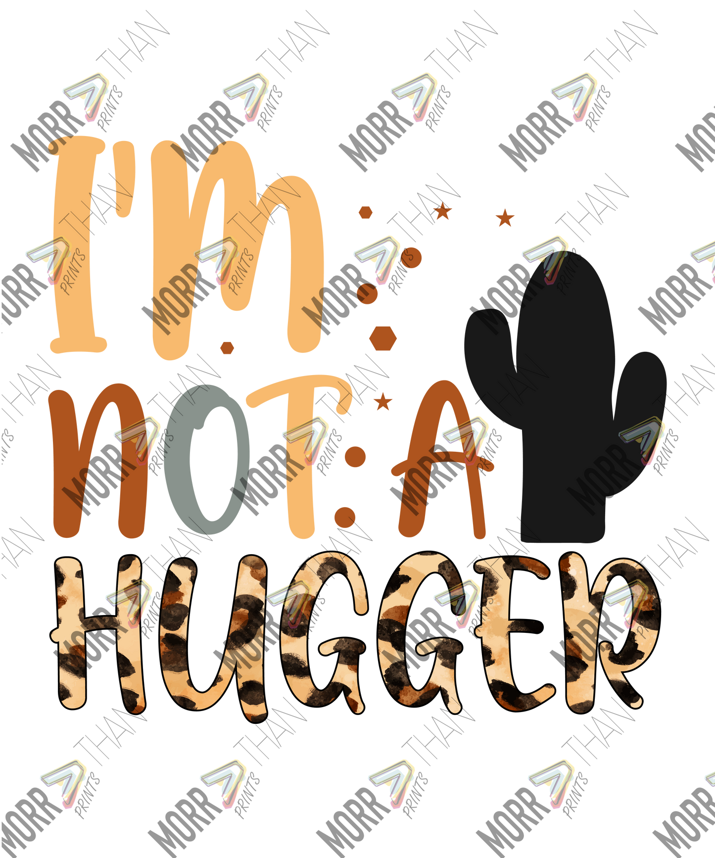 Not A Hugger Cactus Leopard