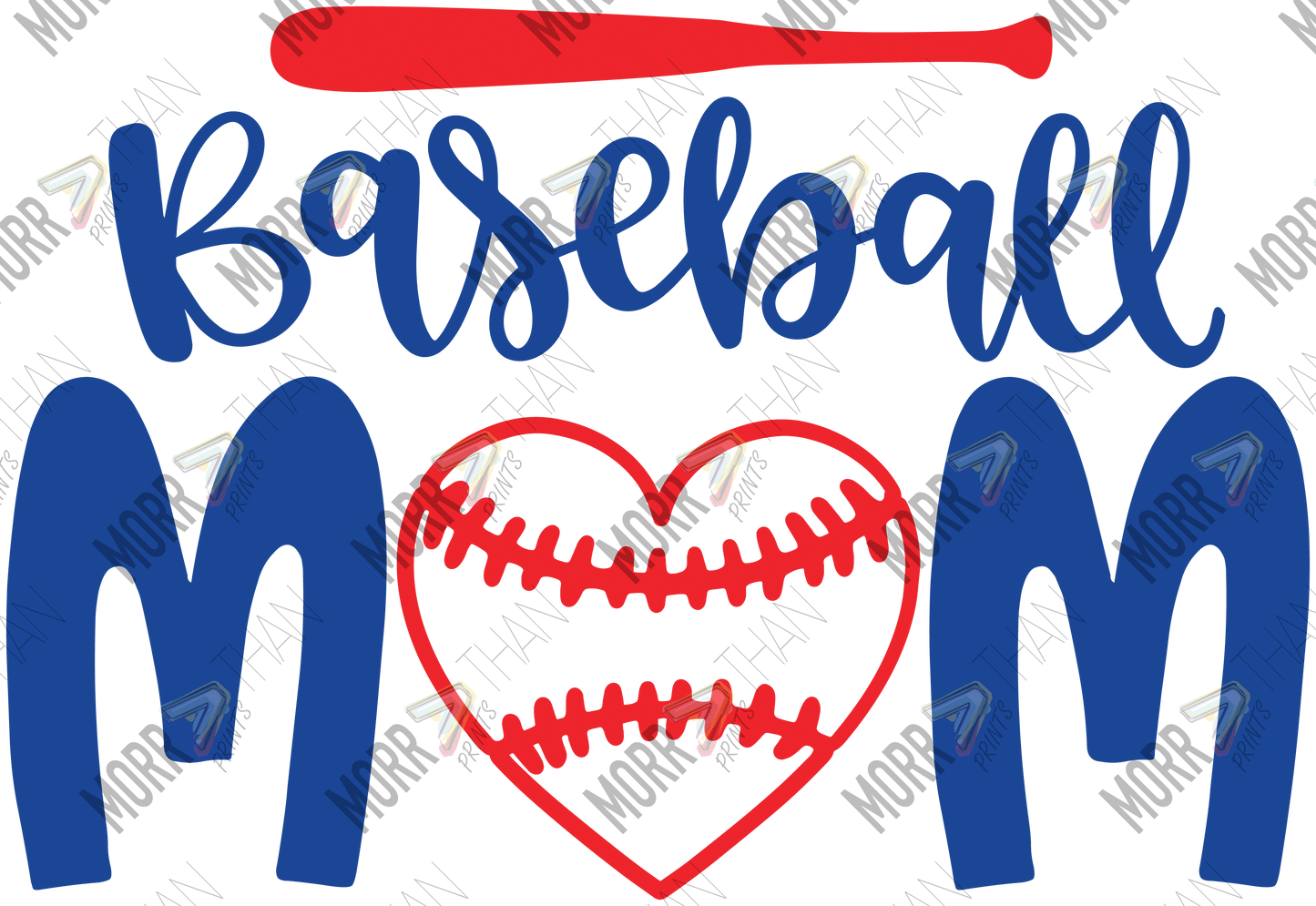 Baseball Mom DTF Print