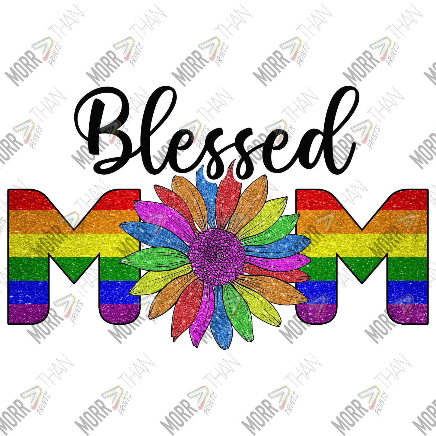 Blessed Mom Pride Flower